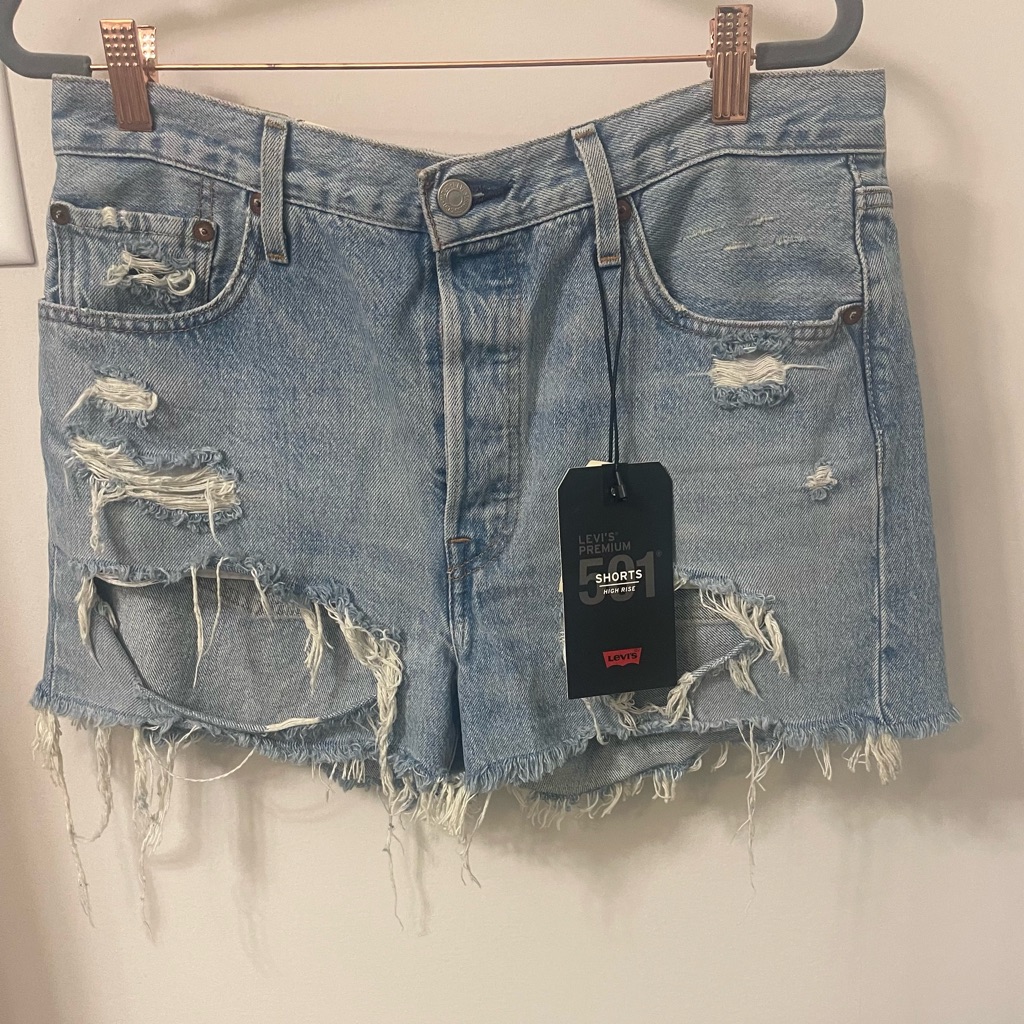 Levis 501 Denim Shorts Brand New
